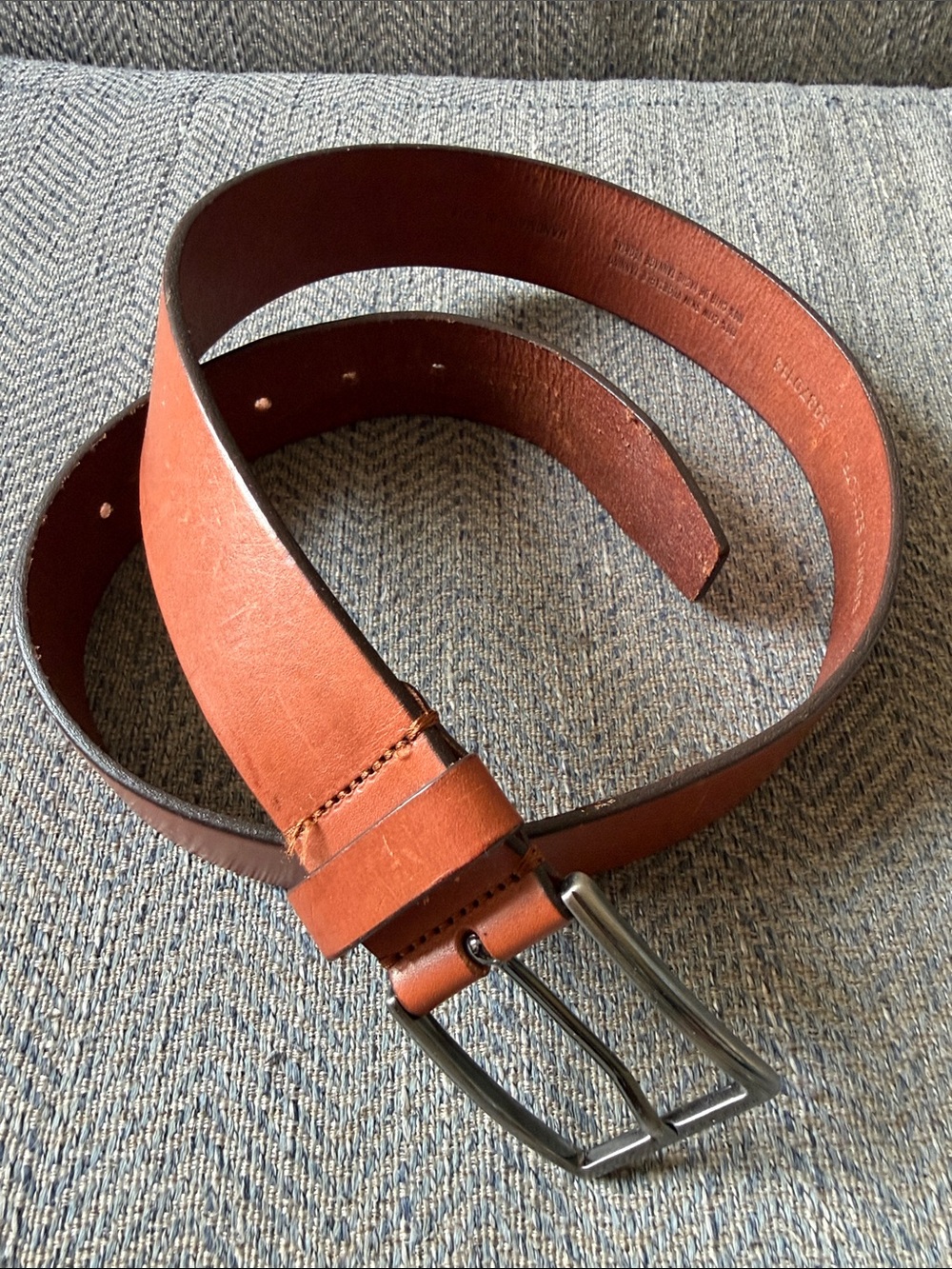 Hugo Boss Men’s Brown Leather Sammyo_SZ35_LTPL  Belt Size: 80-30
